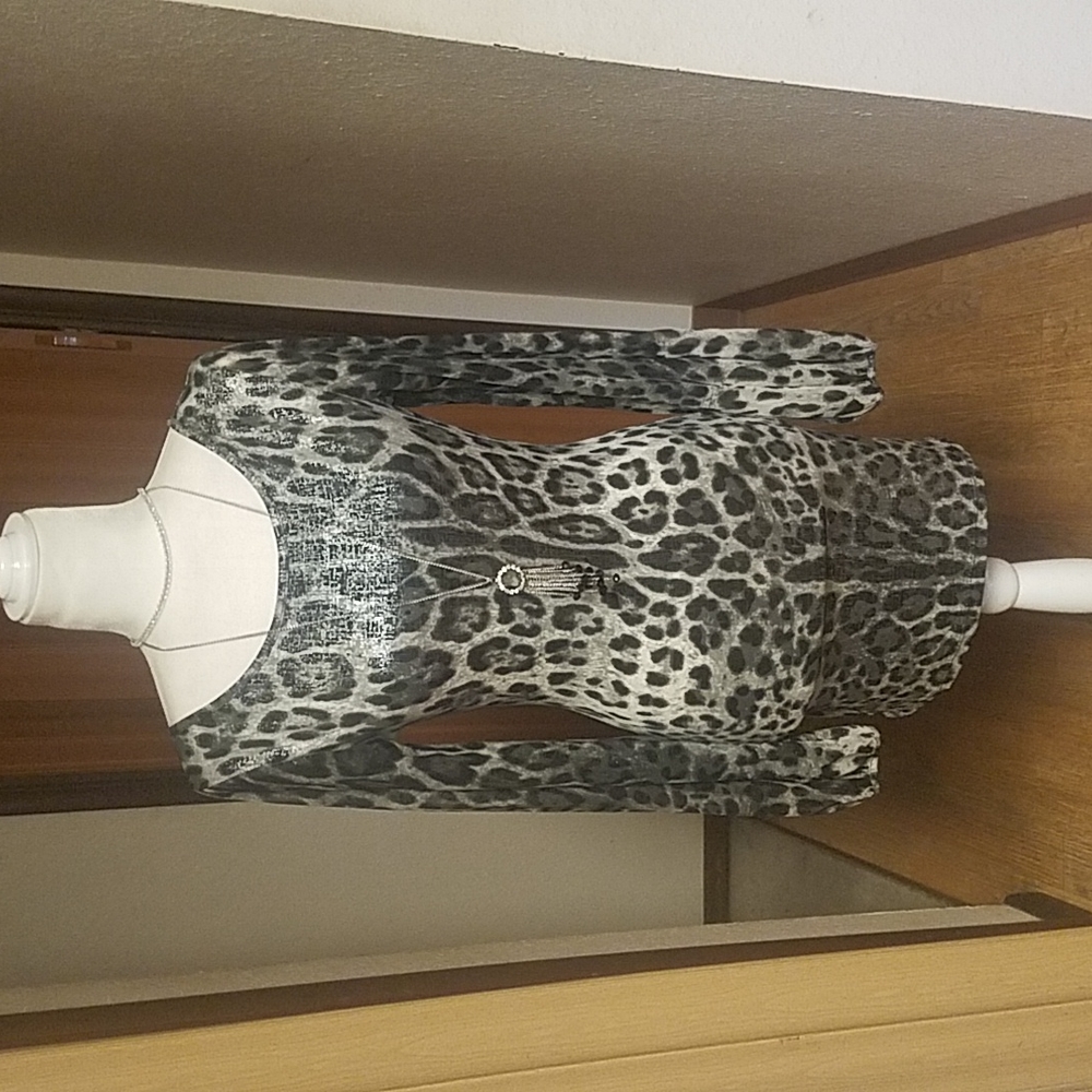 SYMPHONY BLACK AND SILVER DRESS